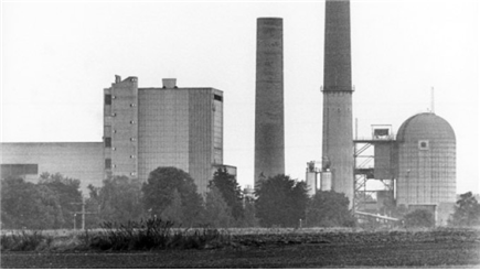 독일 최초의 원자력발전소, 칼슈타인 원자력발전소(1986년 사진)